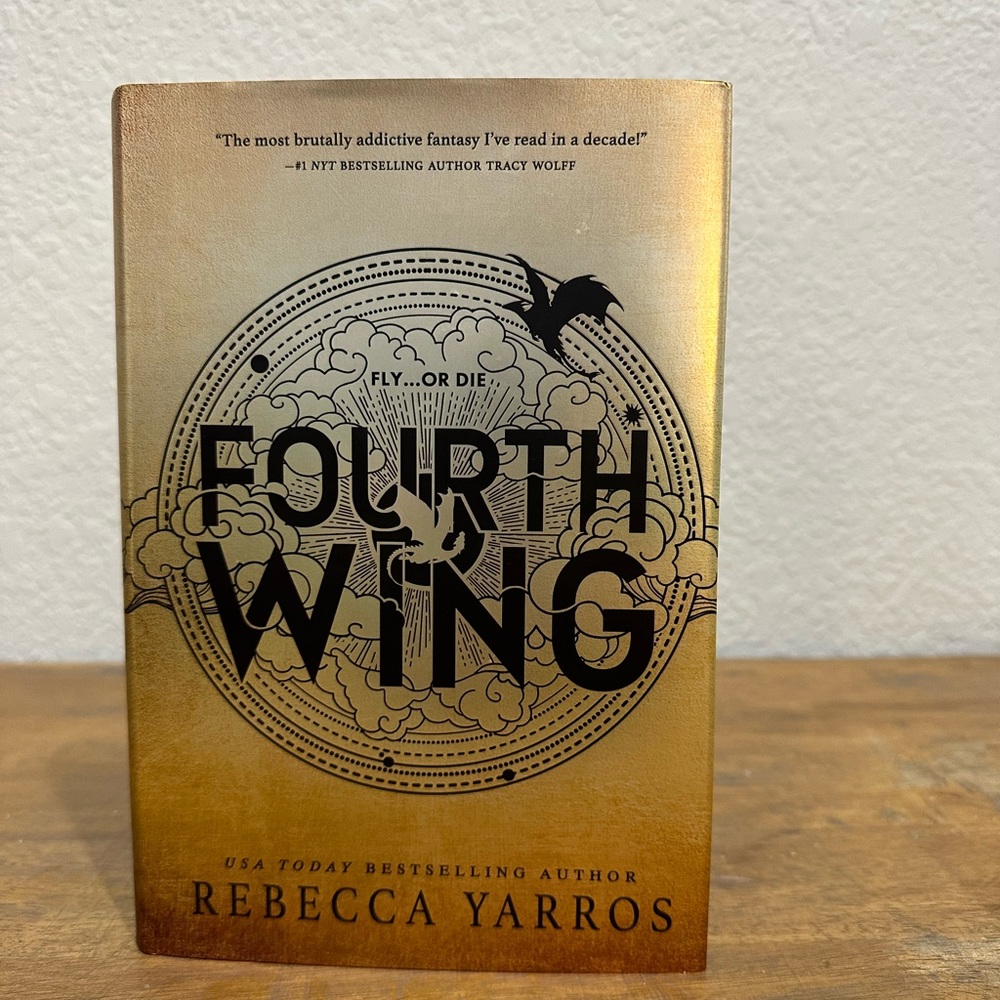 Fourth Wing first edition sprayed edges